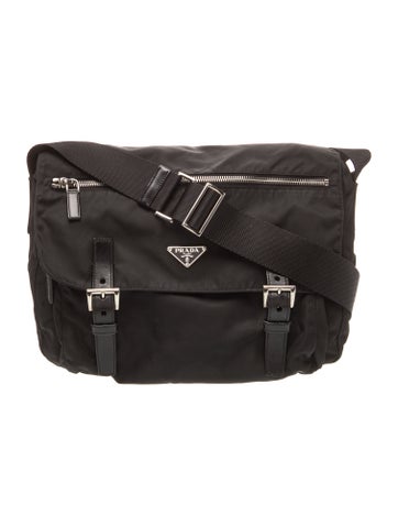 Tessuto Nylon Messenger Bag