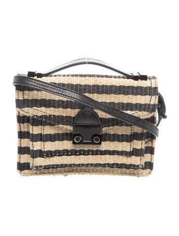 Loeffler Randall Straw Crossbody Bag