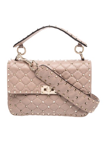 Rockstud Spike Top Handle Bag
