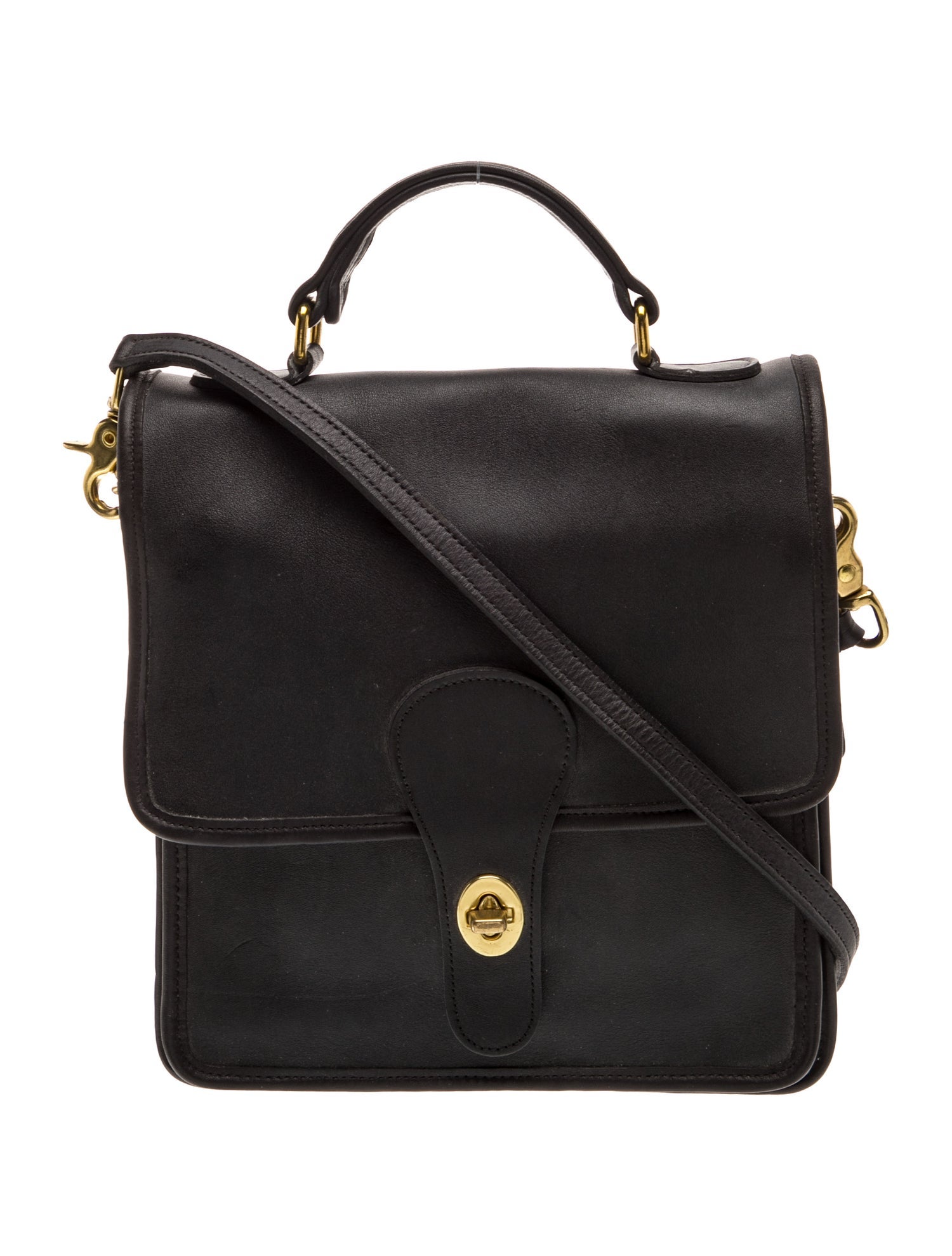 Leather Top Handle Bag