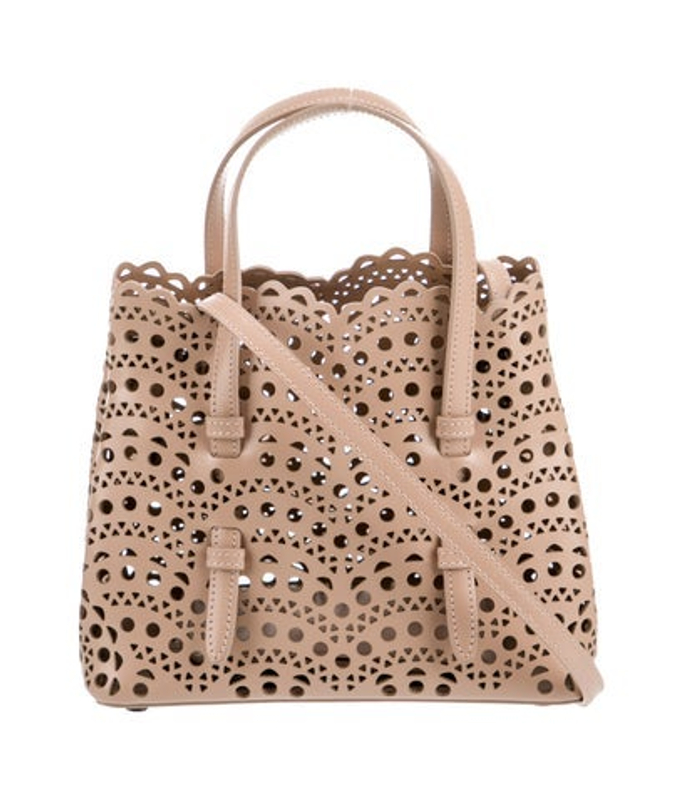 Alaia Leather Top Handle Bag