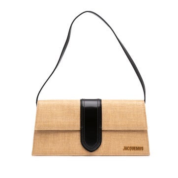 Jacquemus Raffia Raffia Le Bambino Long Shoulder Bag
