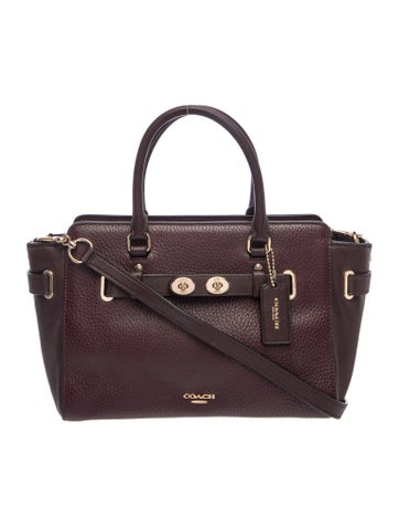 Leather Top Handle Bag