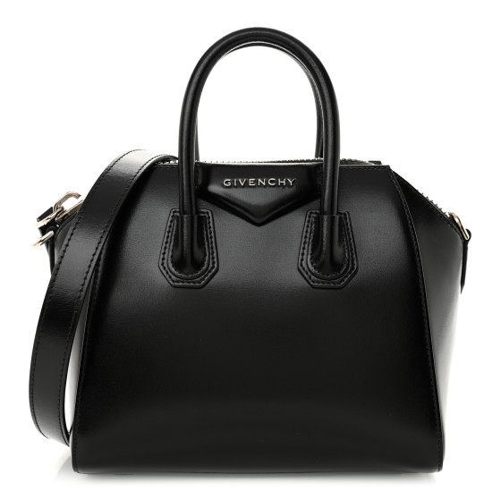 Givenchy Shiny Lord Calfskin Mini Antigona Black