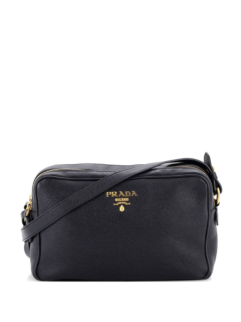 Double Zip Camera Bag Vitello Phenix Medium crossbody bag
