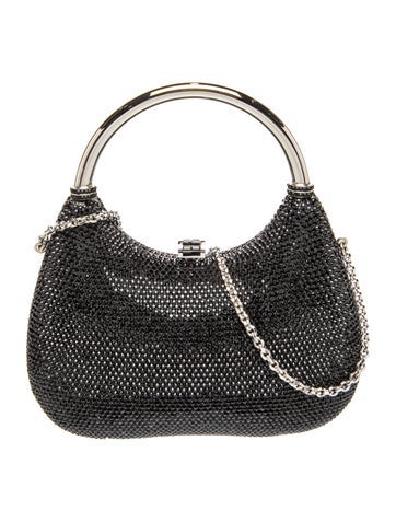 Judith Leiber Crystal Top Handle Bag