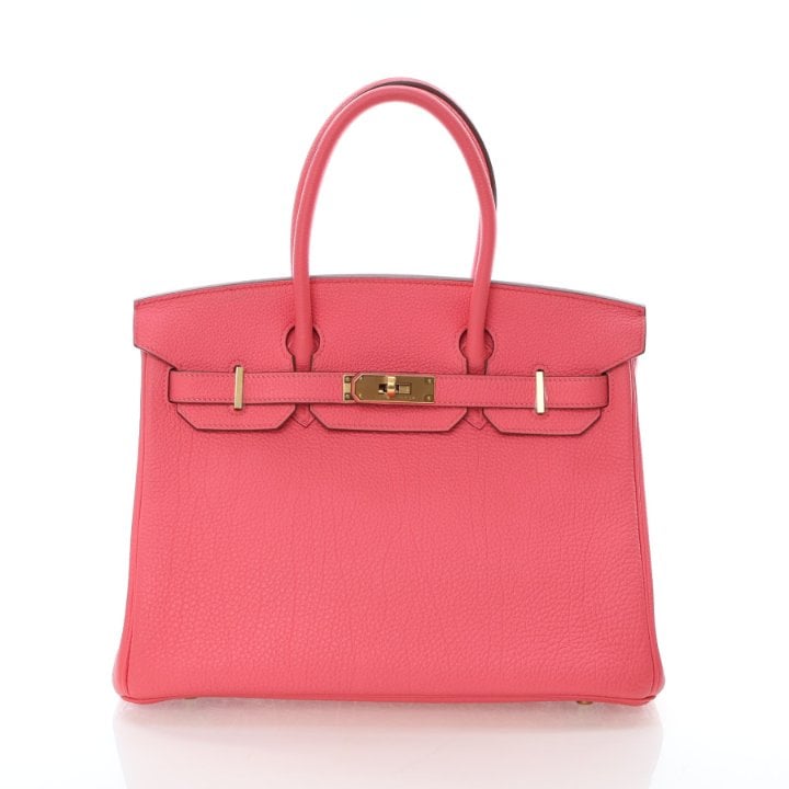 Hermes Rose Lipstick Togo Birkin 30