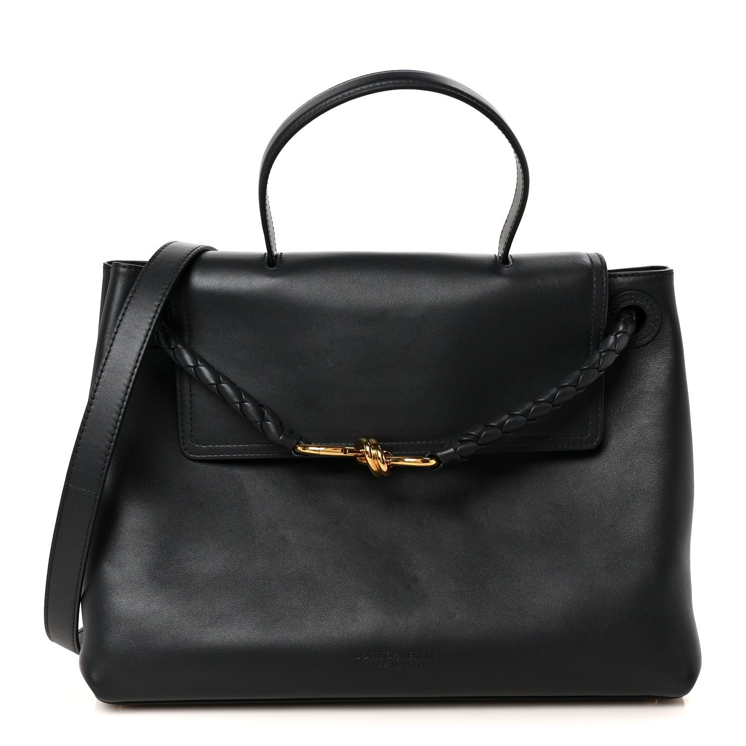 Bottega Veneta Silky Calfskin Medium Ciao Ciao Nocturnal