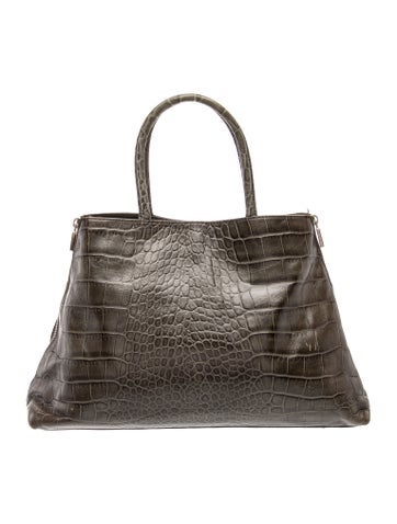 Leather Top Handle Bag