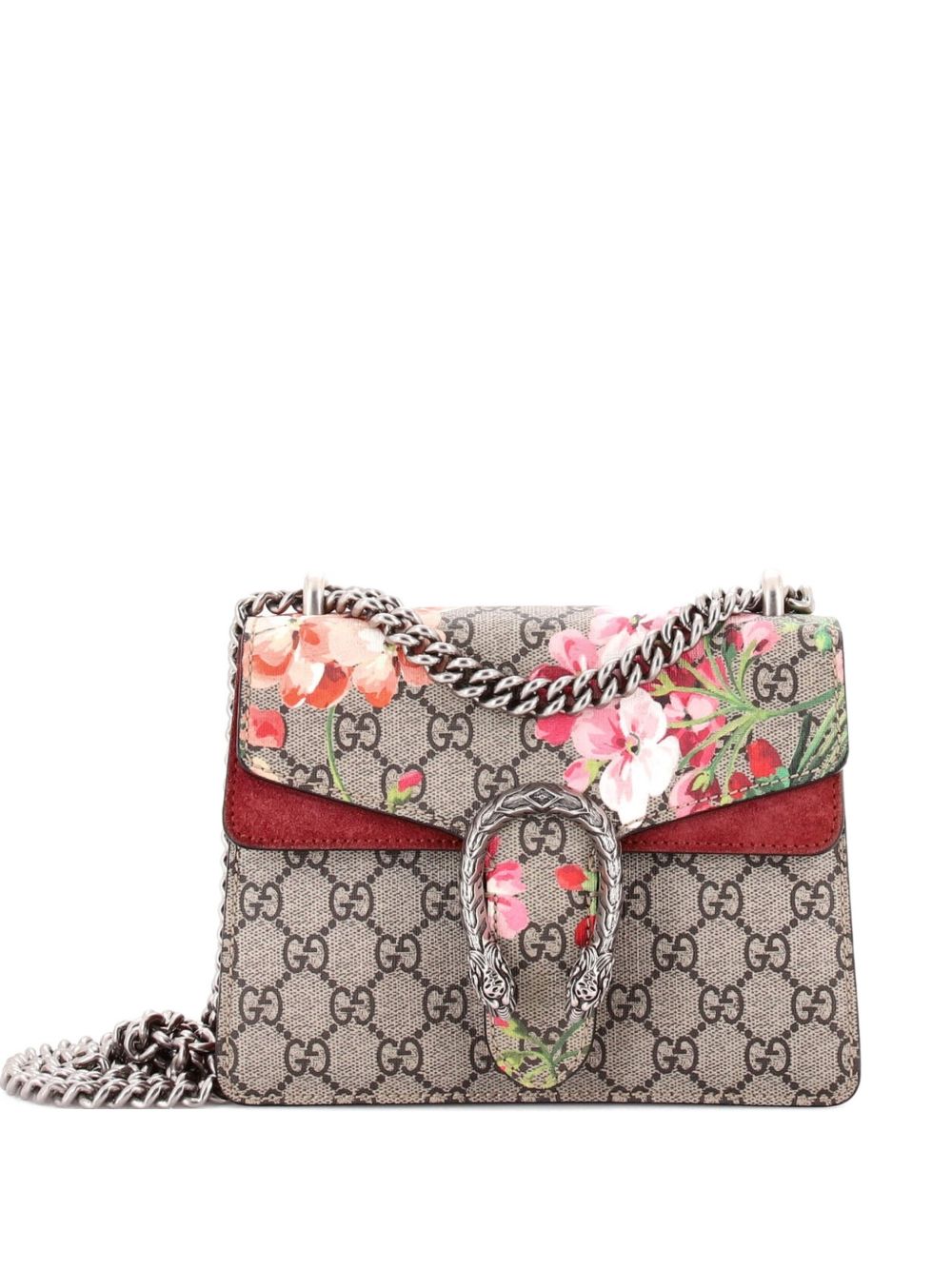 Dionysus Bag Blooms Print GG Coated Canvas Mini shoulder bag