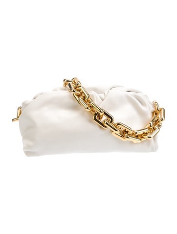 Bottega Veneta Veneta Leather Chain Pouch