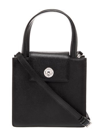 Bvlgari Leather Top Handle Bag