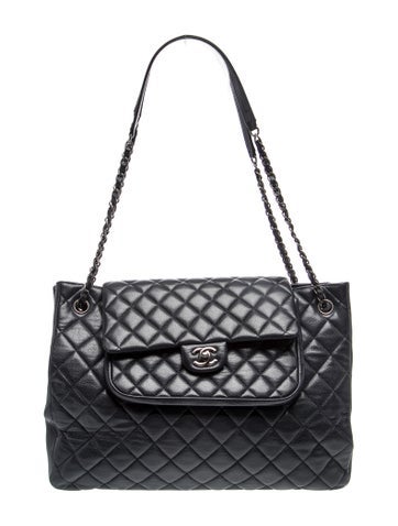 Paris-Edinburgh Quilted Flap Tote