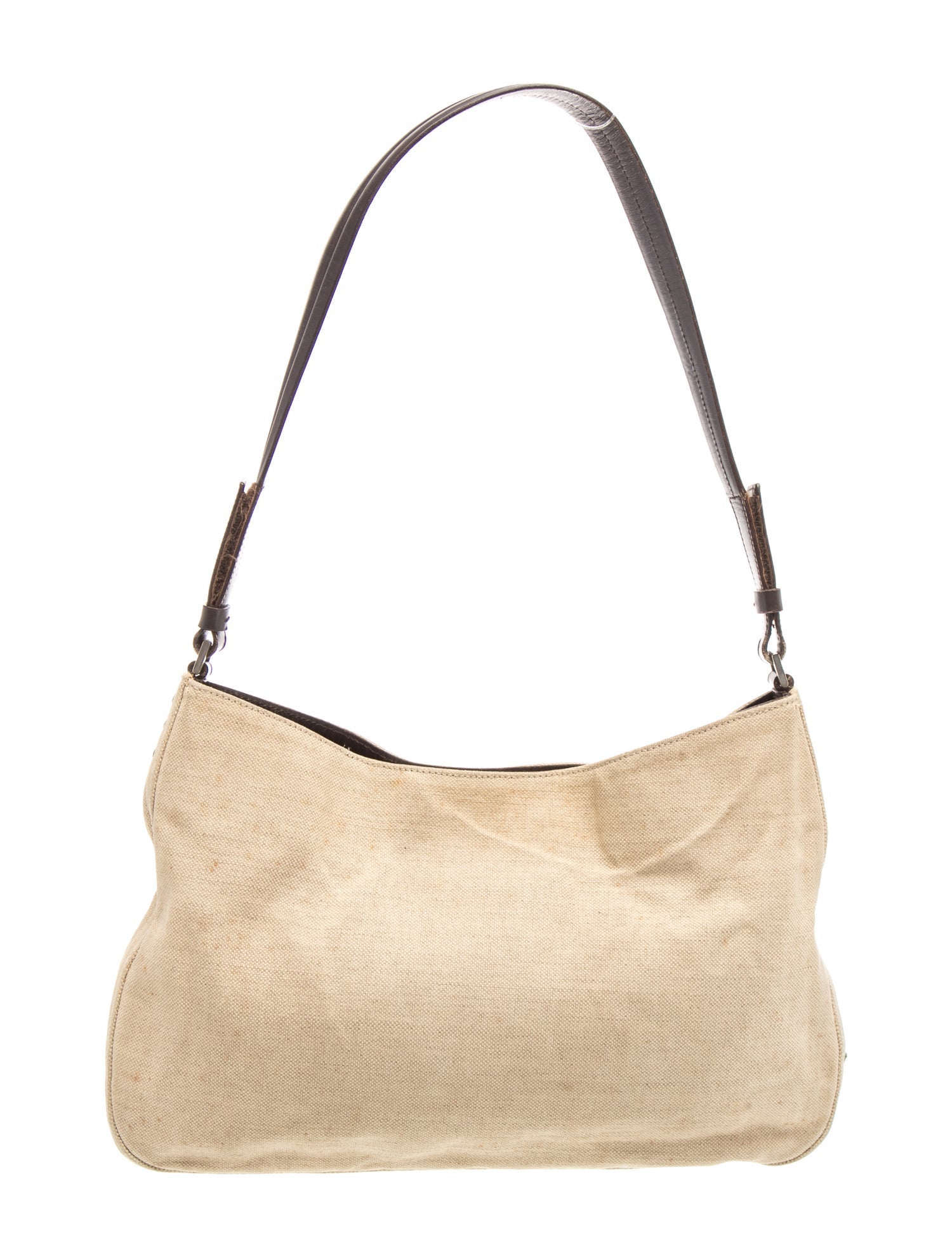 Suede Vintage Canvas Shoulder Bag