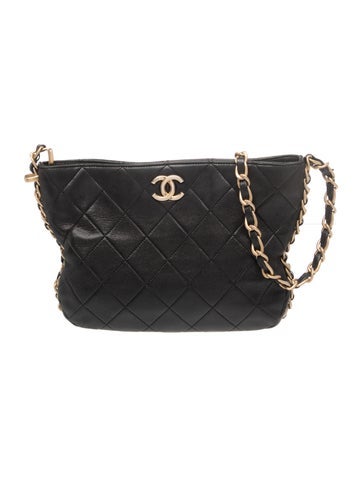Quilted Chain Around Shoulder Bag