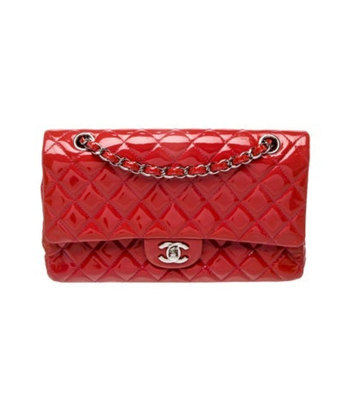 Chanel Classic Patent Medium Double Flap Bag