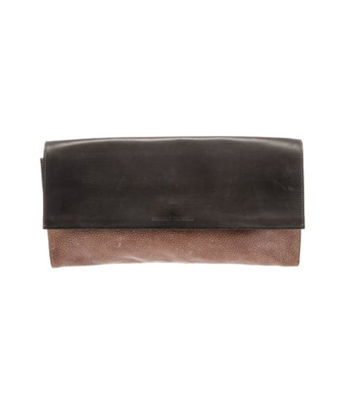 Brunello Cucinelli Cucinelli Leather Clutch