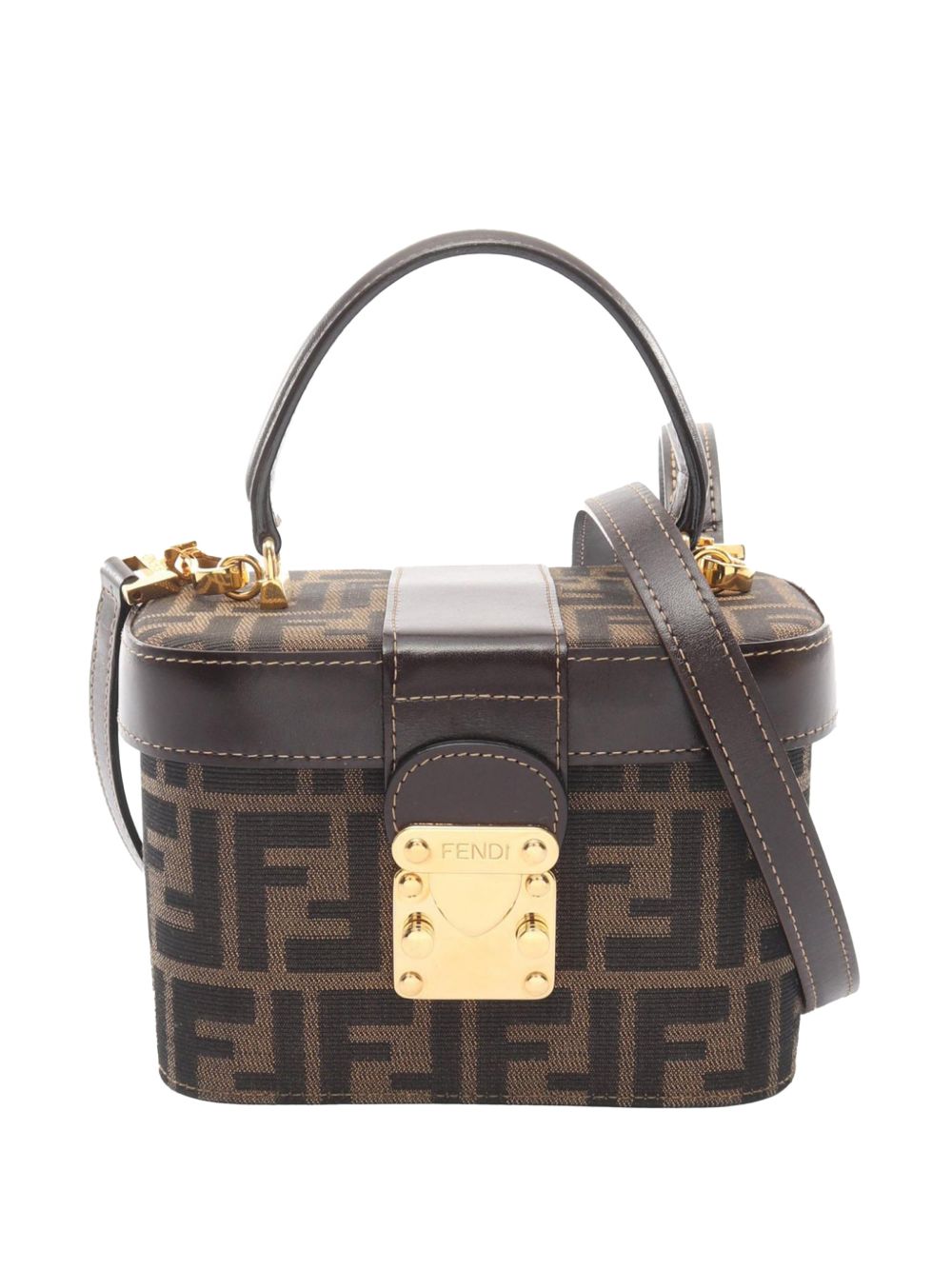 2000-2010 Mini Zucca Canvas Vanity Bag satchel