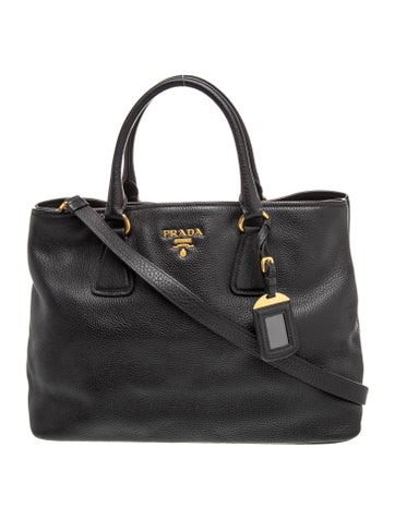 Leather Top Handle Bag Large