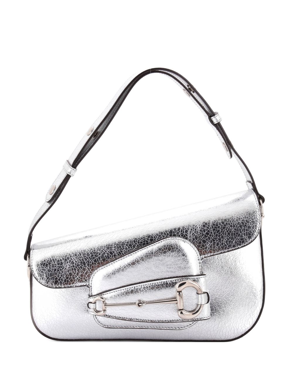 Horsebit 1955 Asymmetric Leather Small shoulder bag