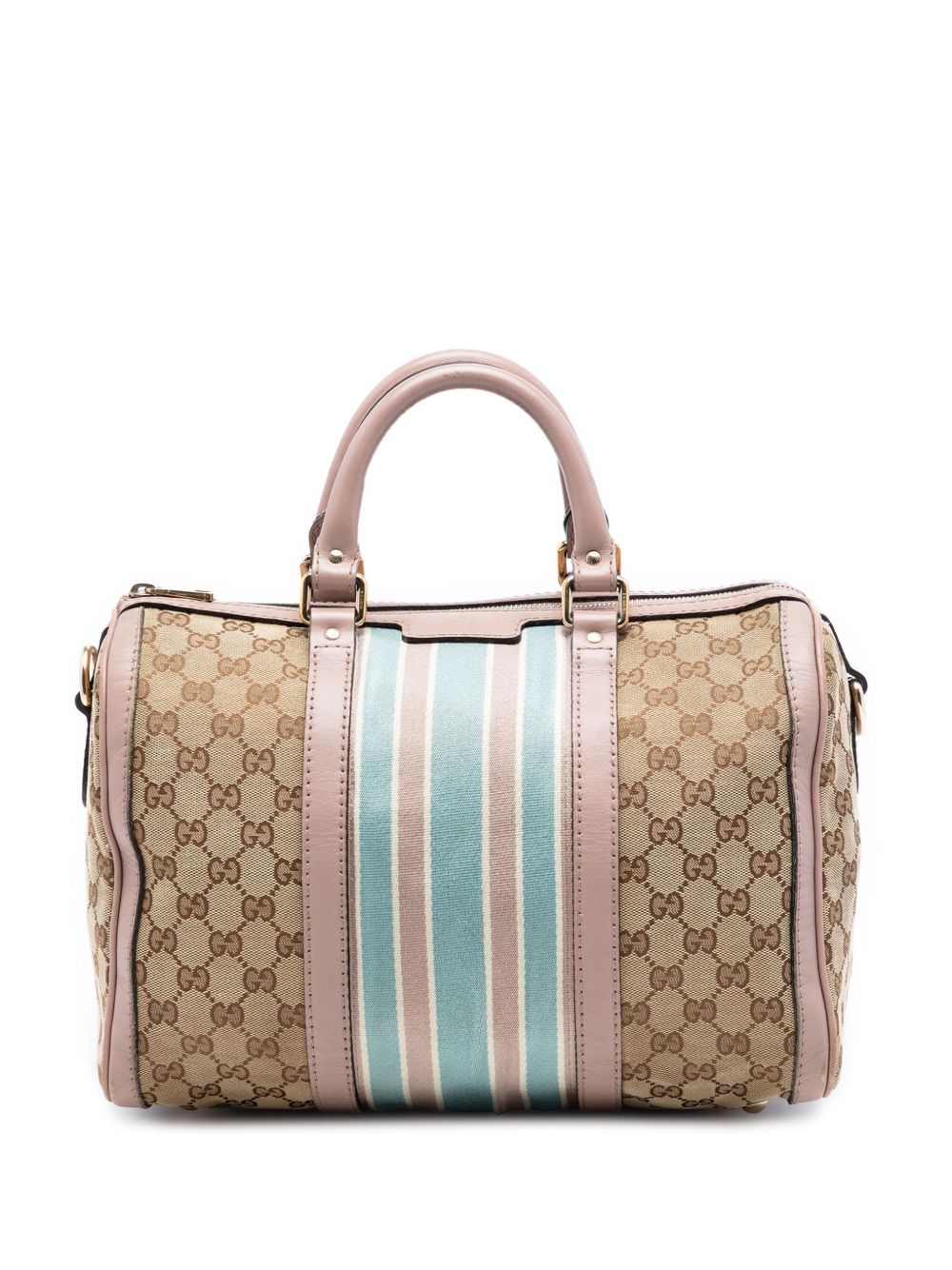 2016-2026 Medium GG Canvas Web Joy Boston Bag satchel