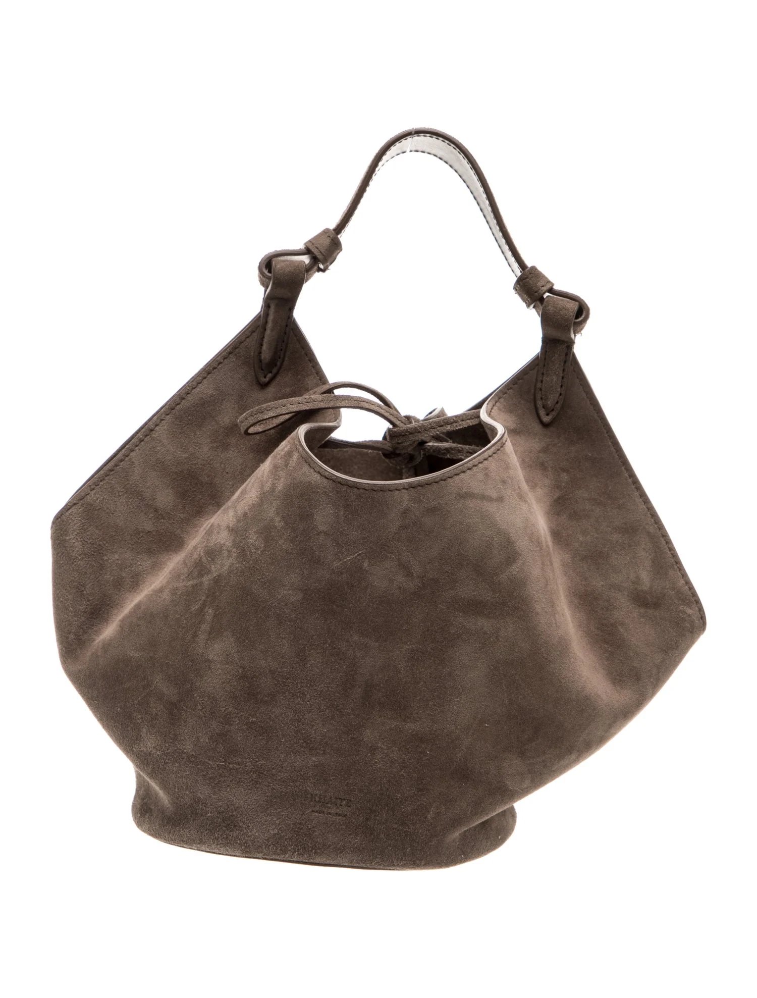 Suede Bucket Bag