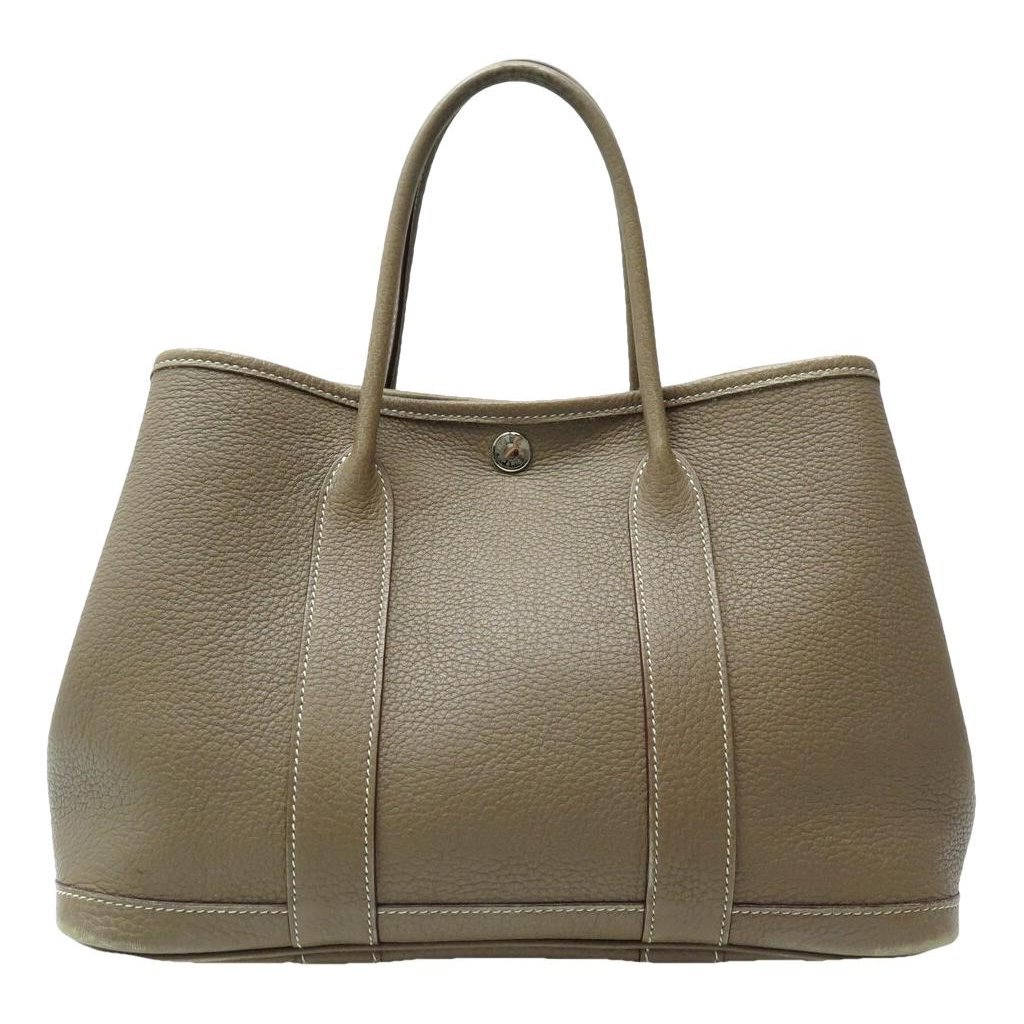 Garden Party leather handbag