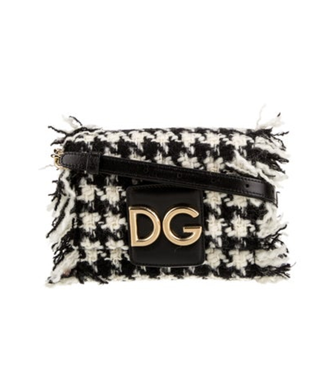 Dolce & Gabbana Gabbana Tweed Crossbody Bag