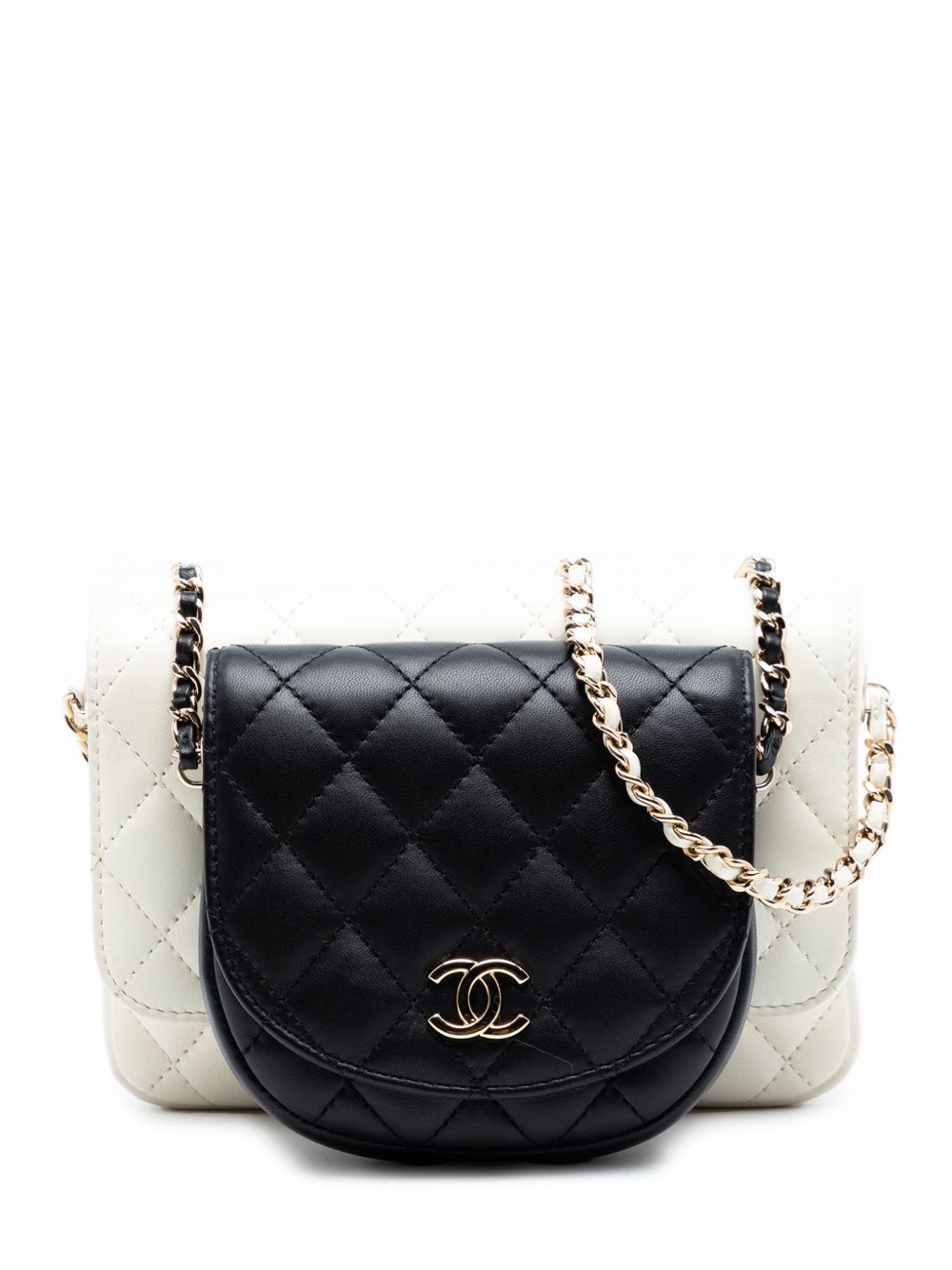 2019 CC Quilted Lambskin Side Packs Flap crossbody bag
