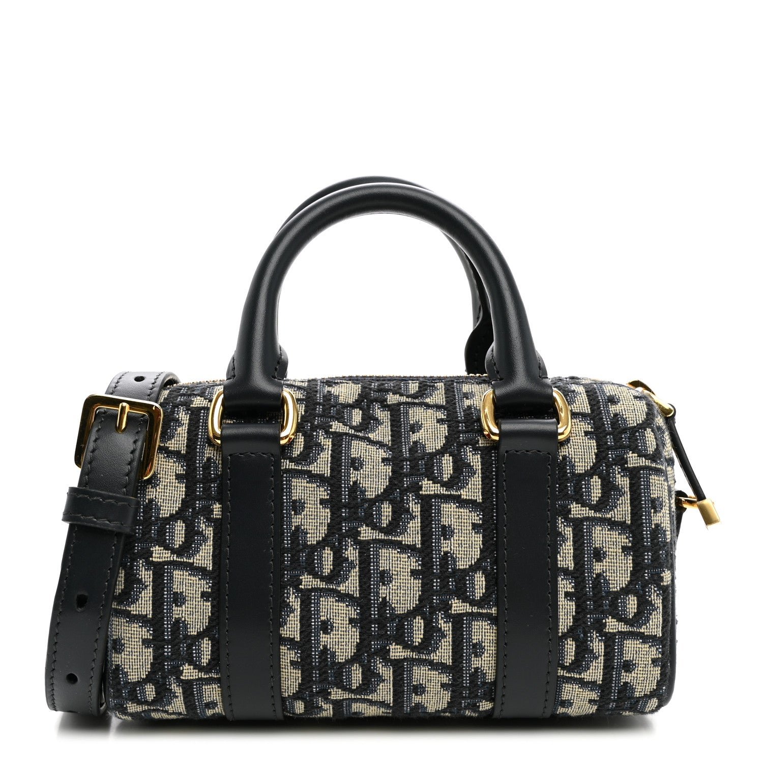 Christian Dior Oblique Nano Groove 17 Bag Blue