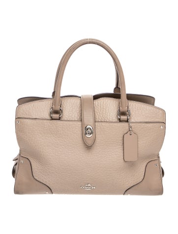 Leather Top Handle Bag