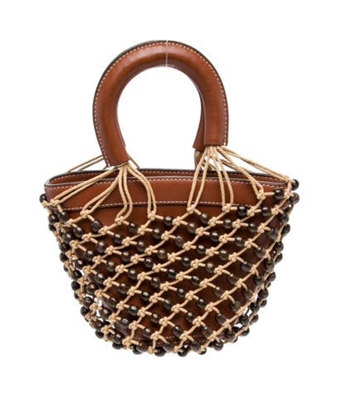 Staud Leather Top Handle Bag