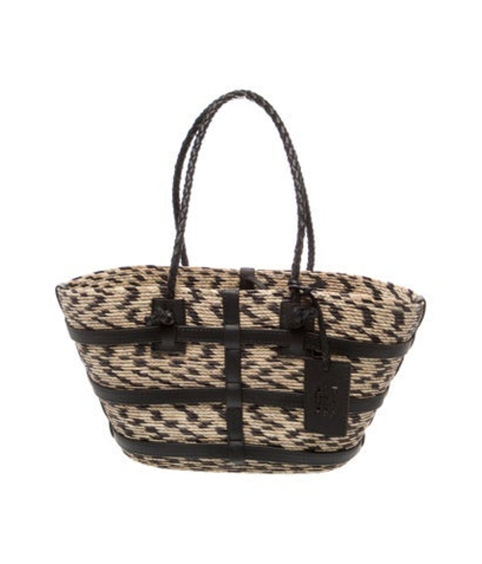Altuzarra Straw Top Handle Bag