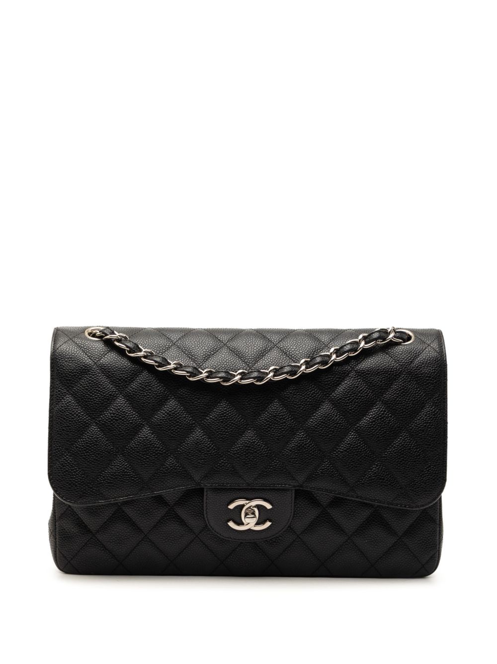 2015-2016 Jumbo Classic Caviar Double Flap shoulder bag