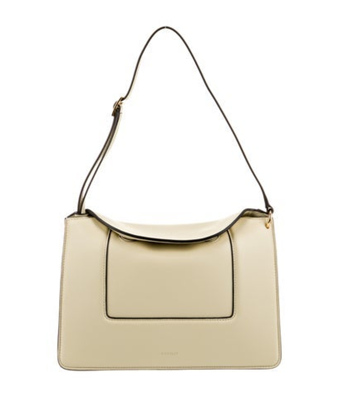 WANDLER Leather Top Handle Bag