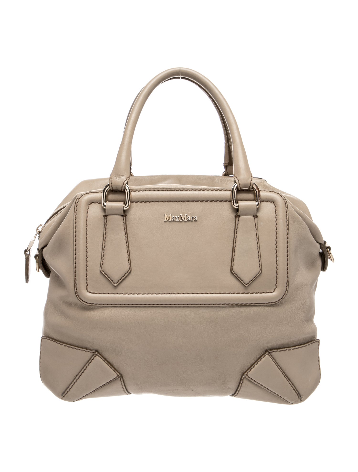 Leather Top Handle Bag