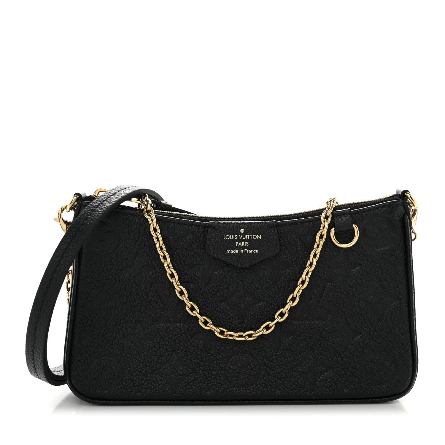 Louis Vuitton Empreinte Easy Pouch On Strap Black