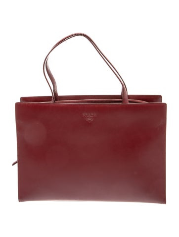 Leather Top Handle Bag