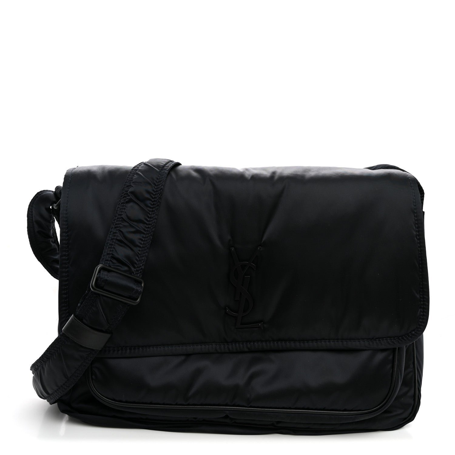 Saint Laurent Econyl Nylon Niki Messenger Black