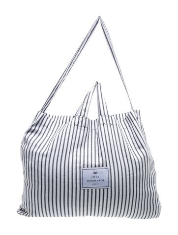 Anya Hindmarch Canvas Shoulder Bag