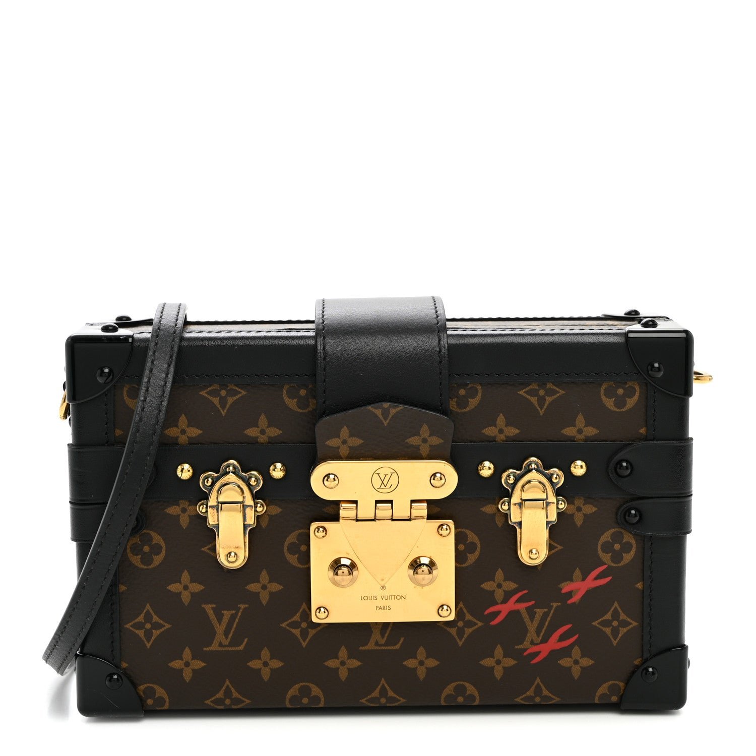 Louis Vuitton Monogram Petite Malle Black