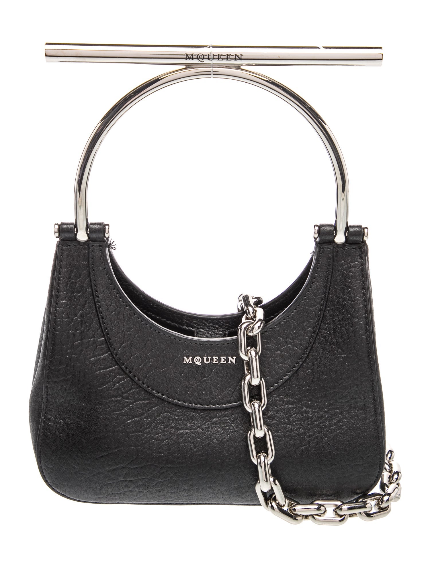 Alexander McQueen Leather Top Handle Bag