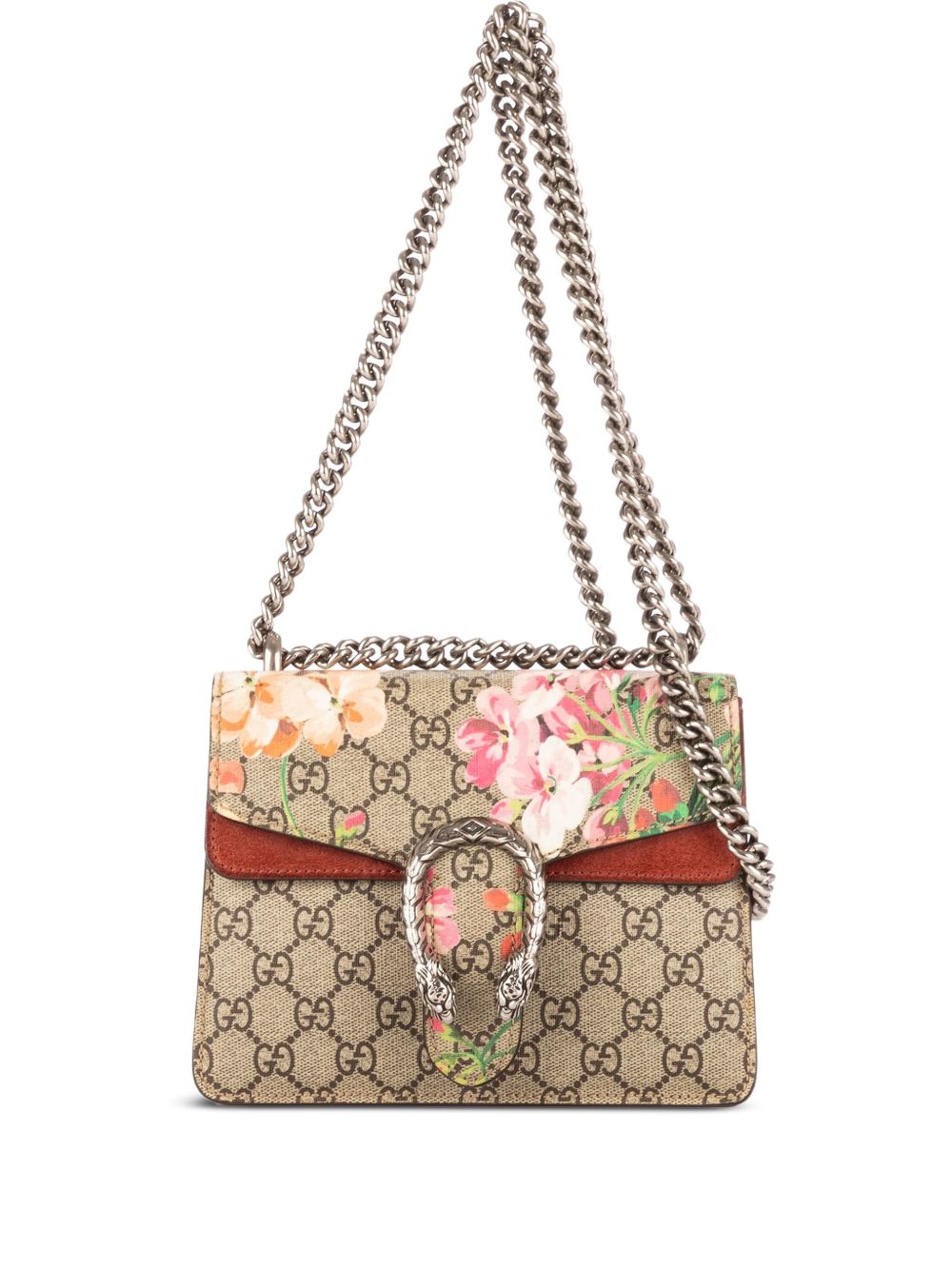 floral GG canvas shoulder bag