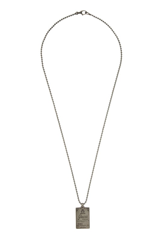 Silver Logo Necklace