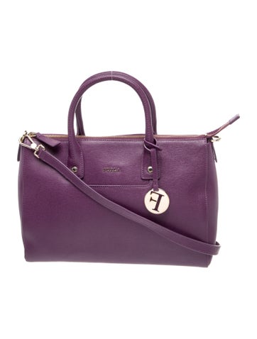 Leather Top Handle Bag