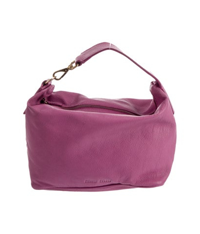 Miu Miu Miu Leather Top Handle Bag