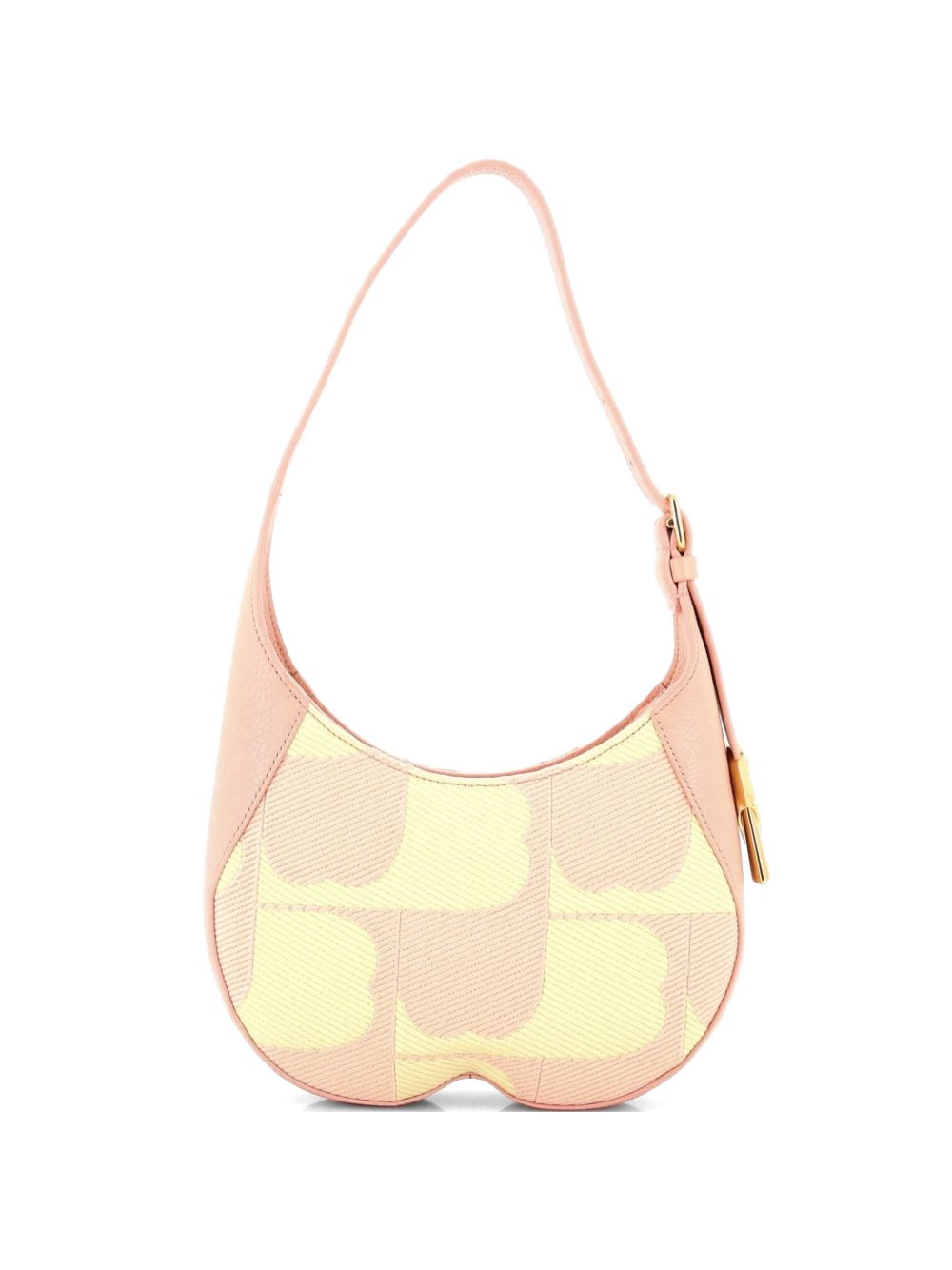 Chess Printed Canvas with Leather Small shoulder bag
