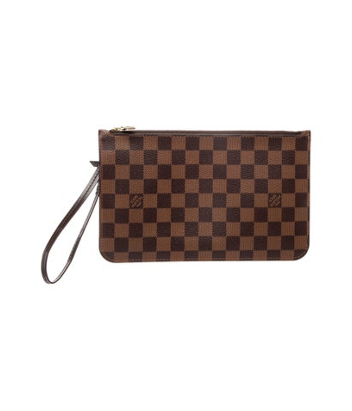 Louis Vuitton Vuitton Damier Ebene Neverfull Pouch