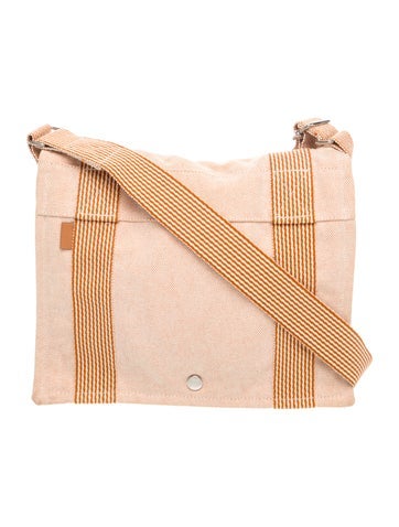Hermes Toile Fourre-Tout Besace MM