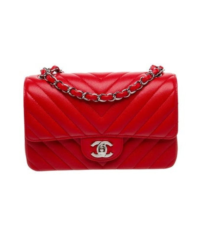 Chanel Rectangular Mini Chevron Flap Bag